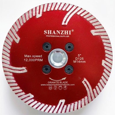 Granite Turbo Cutting blade with protective teeth Granite Turbo Cutting blade with protective teeth